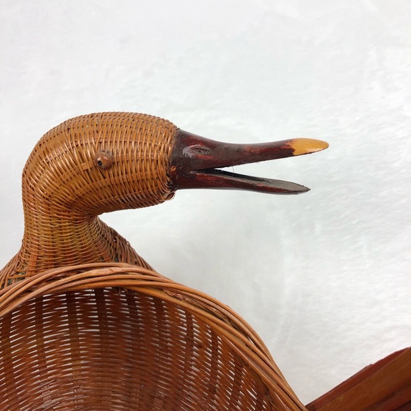 Vintage Wicker Duck Basket Bundle of 3 - Picture 2 of 7